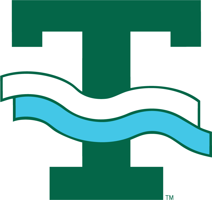 Tulane Green Wave 1986-1998 Primary Logo iron on transfers for clothing